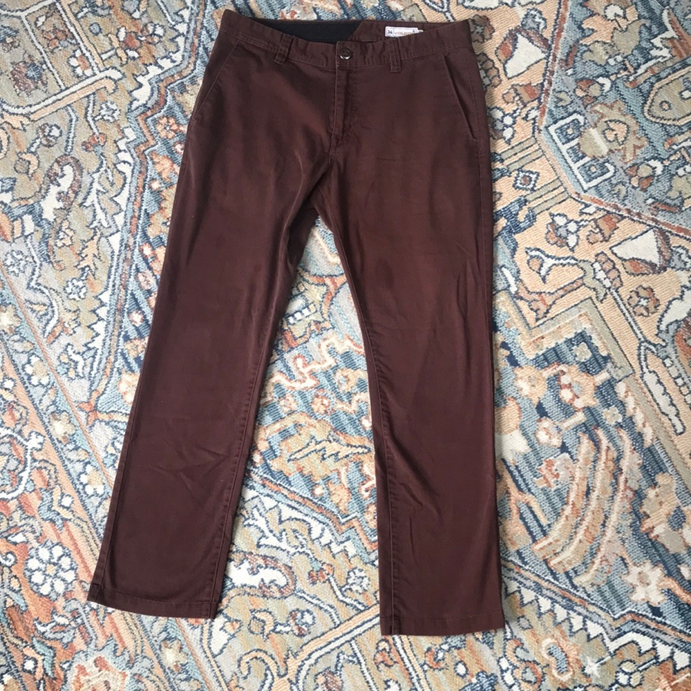 Men’s size 34 Volcom Maroon Pants